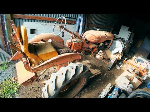 80 year old Vintage Allis Chalmers Tractor left in a barn for 20+ years... Will it start??