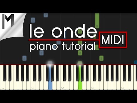 Le Onde ~ Ludovico Einaudi ~ Original Piano Tutorial [MIDI]