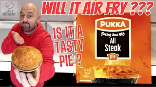 WILL IT AIR FRY ??? - Is this Pukka ALL STEAK PIE going to cook properly and WILL IT BE A TASTY PIE?