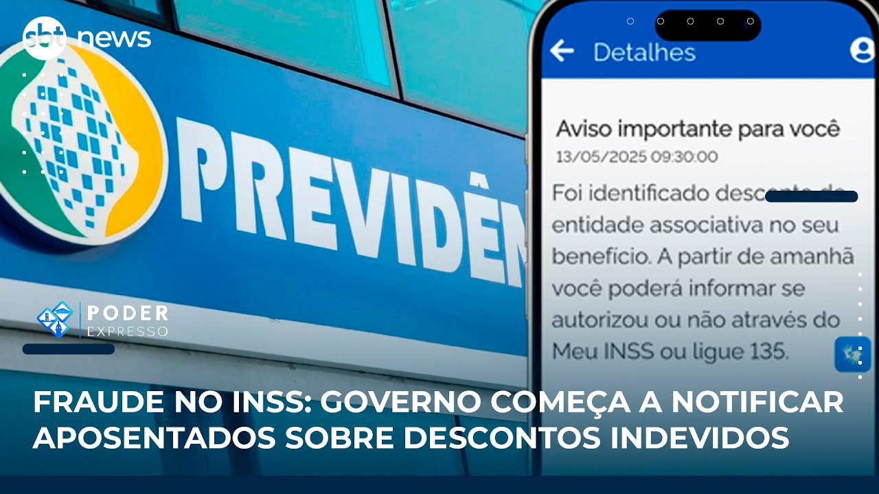 Fraude no INSS: Governo começa a notificar aposentados sobre descontos indevidos | SBT News