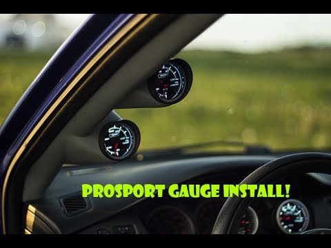 Ep 1: Evo 8 prosport oil pressure and temperature gauge install