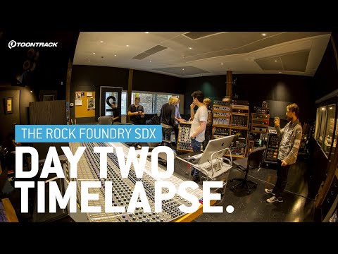 Superior Drummer 3: The Rock Foundry SDX – Day two timelapse