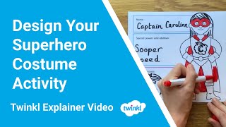 How to Design a Superhero Costume | EYFS Art Activity
