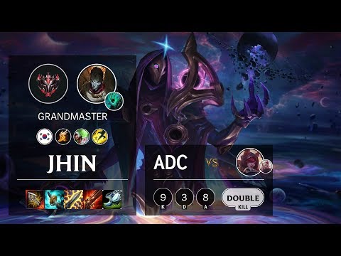 Jhin ADC vs Xayah - KR Grandmaster Patch 10.4