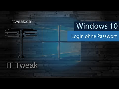 Windows 10 - Anmeldung ohne Kennwort / Benutzer Passwort ändern |4K