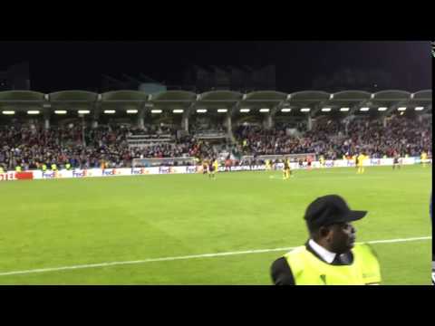 Dundalk celebrate historic Europa League win V Maccabi Tel Aviv