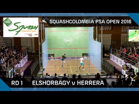 Squash: Elshorbagy v Herrera - SquashColombia PSA Open 2016 - Rd 1 Highlights