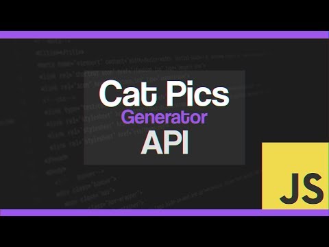Javascript Api Project Cats Pics Generator Javascript Tutorial Using Fetch Api 2020