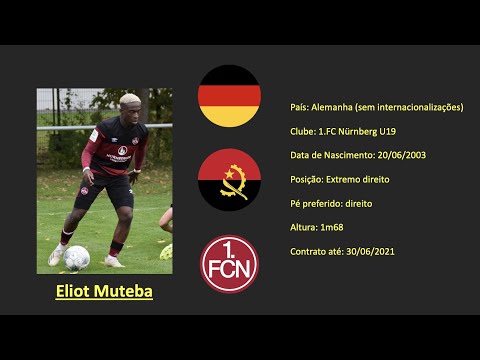 Eliot Muteba (1.FC Nürnberg U19) 2020 highlights