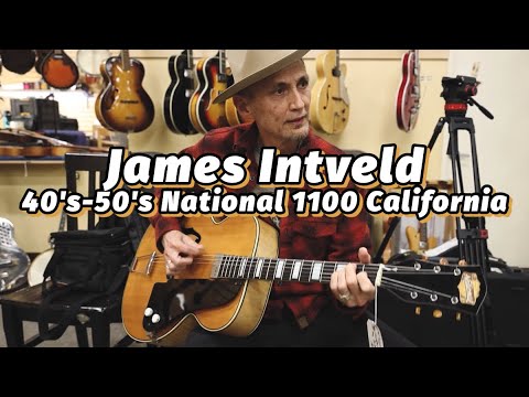 James Intveld playing a 1940's 1950's National 1100 California Guitar
