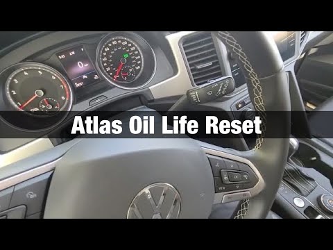 How To Reset Oil Life On 2018 - 2021 Volkswagen Atlas - VW Oil Change Service Interval Light Reset