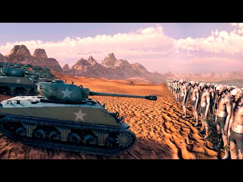 2 MILLION zombies vs 700 tanks | Ultimate Epic Battle Simulator 2