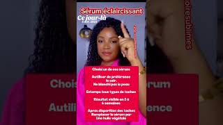 sérum eclaircissant sans danger pour la peau #blogger #skincare #skincareroutine #skin