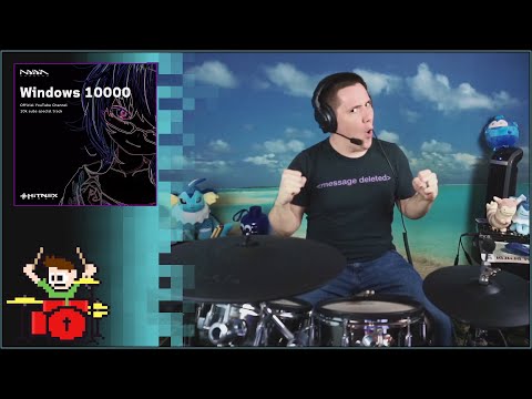 Kobaryo's Windows 10000 On Drums! [10000 BPM]
