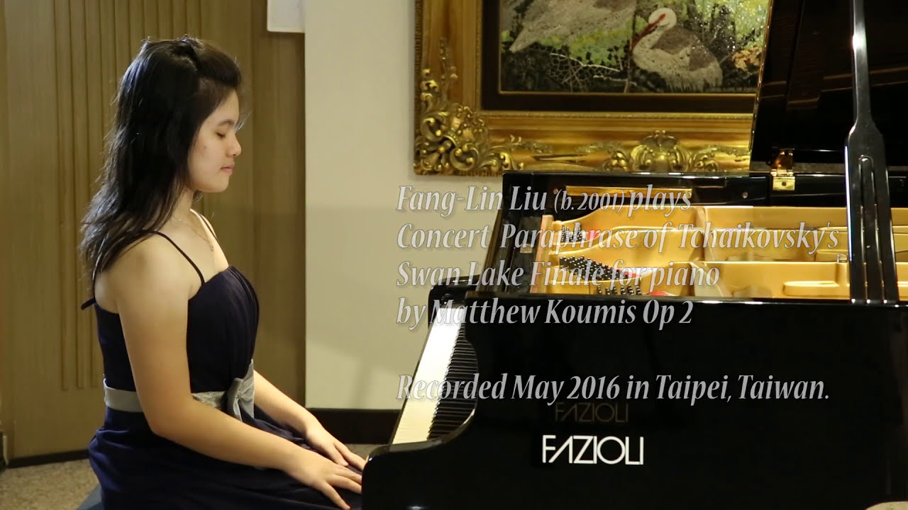 En-Shi Liu plays Concert Paraphrase of Tchaikovsky's Swan Lake Finale for piano by Matthew Koumis