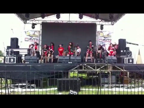 [140216] TWINE (twice dance cover) OOH - AHH from XFM sub unit DEBUT STAGE at Taman Tirtayasa Kediri