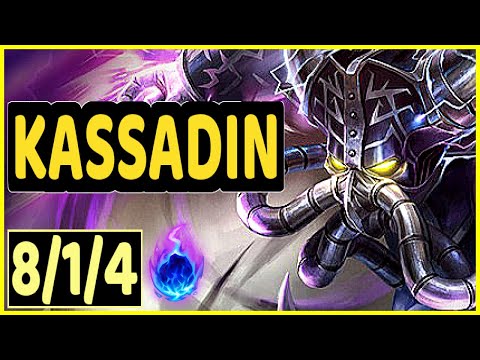 KASSADIN VS JHIN - 8/1/4 KDA MID GAMEPLAY CHALLENGER I