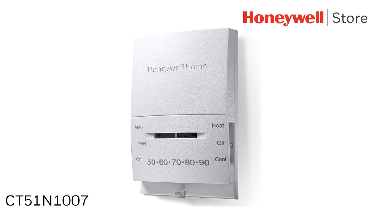 Honeywell Home Heat & Cool Manual Thermostat - (CT51N1007)