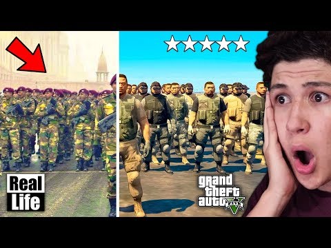 GTA 5 VS VIDA REAL!! #4 GRAND THEFT AUTO V EN LA VIDA REAL - GTA V