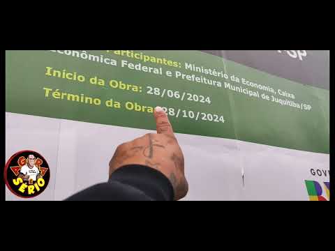 VIXIIII PORQUE SERÁ QUE NÃO COMEÇOU AINDA A PAVIMENTAÇÃO DA AVENIDA NOSSA SENHORA APARECIDA JUQUITIBA ?