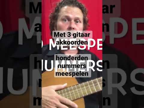 Speel met drie simpele akkoorden honderden nummers mee!