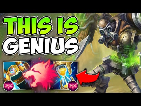 This Singed build is actually 200 IQ and I show you why (2 ROCKETBELTS PER FIGHT)