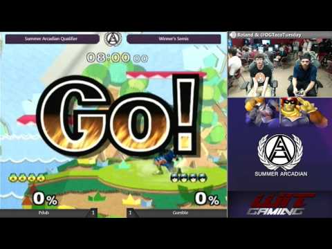 Pdub (Sheik) vs Gumble (Falcon) - ASH@WIT Melee Summer Arcadian Winner's Semis