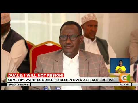 CS Duale says no amount of pressure will force him to resign