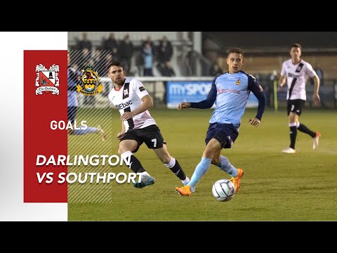 Goals: Darlington v Southport