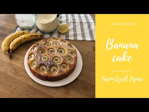 Comment faire un BANANA CAKE (comme Cyril Lignac)?🥧