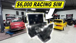 Installing a $6000 Racing Simulator in my Backyard Dream Shop! by Evan Shanks