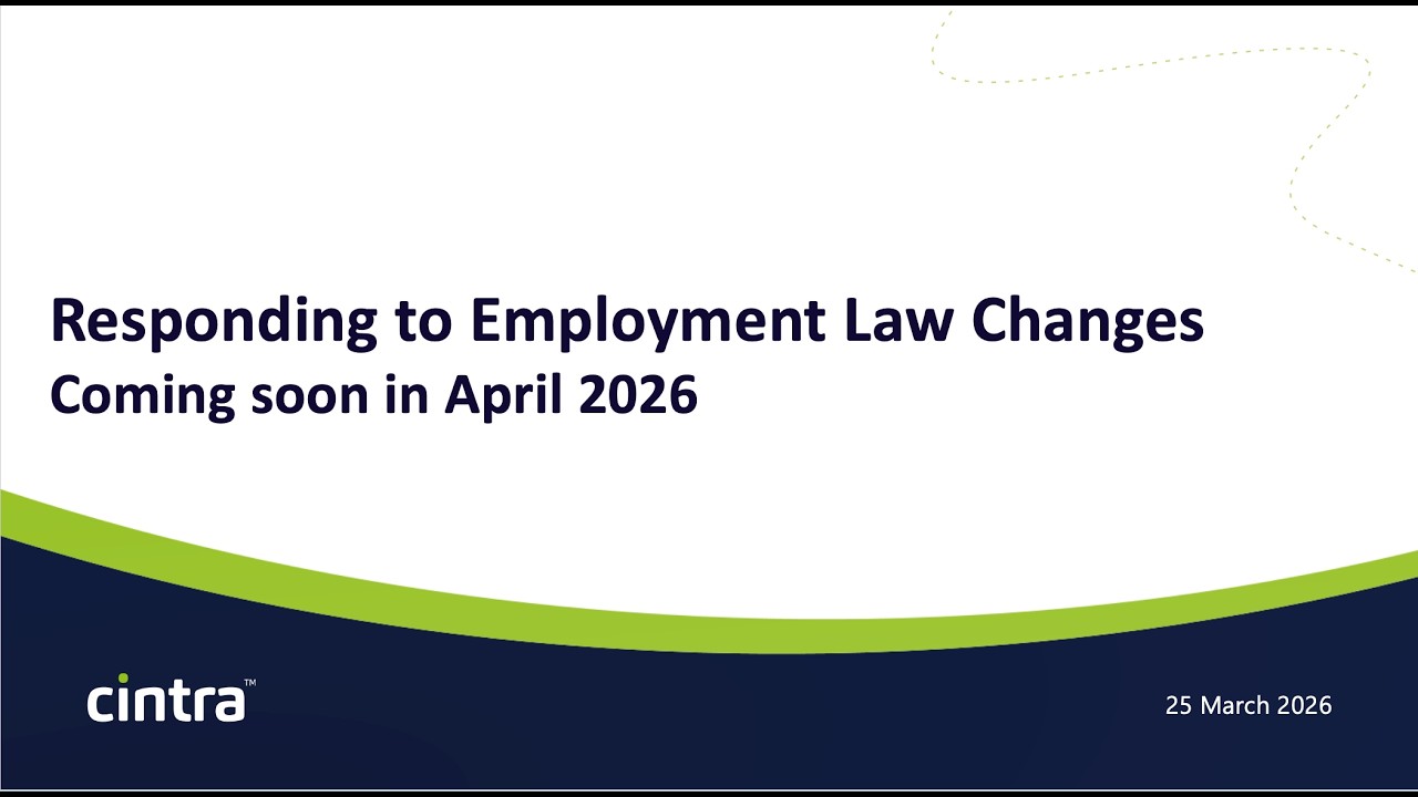 Responding to Employment Law Changes Coming in April 2026