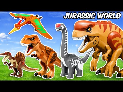 Every Dinosaur from Jurassic World Rebirth Built in LEGO | ROBO Bricks