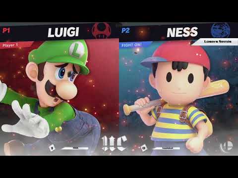 SSB108 Losers Semis - mgk (Luigi) vs Apple Kid (Ness)