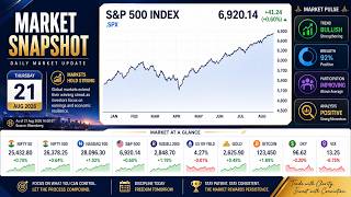 Nifty, Nasdaq, Gold & Bitcoin Analysis | Market Breadth Dashboard | 21