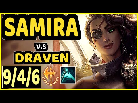 CODY SUN (SAMIRA) vs DRAVEN - QUADRAKILL 9/4/6 KDA BOTTOM ADC CHALLENGER GAMEPLAY - NA