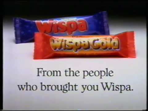 Cadbury's Wispa Gold advert with Griff Rhys Jones - 14th February 1996 UK television commercial
