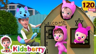 🐷 🐷 The Story of Three Little Pigs 🐷 🐷 + More Popular Kid's Songs & Nursery Rhymes - Kidsberry