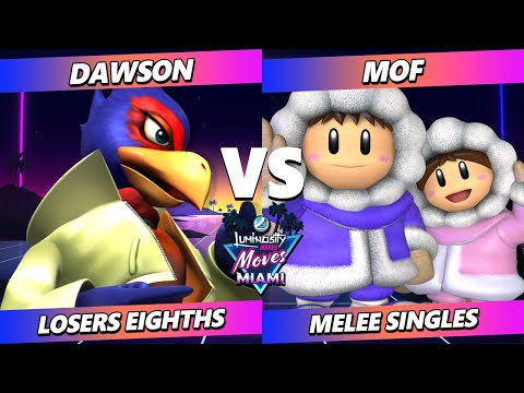 LMM Miami 2023 Top 8 - MOF (Ice Climbers) Vs. Dawson (Falco) Smash Melee - SSBM