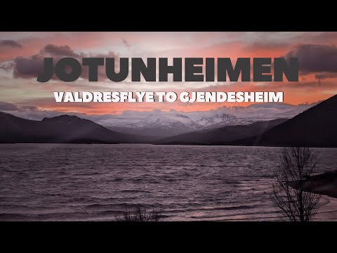 Valdresflye - from Cafe to Gjendesheim with View on Besseggen Ridge in late october