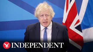Boris Johnson hits out at SNP calls for second referendum
