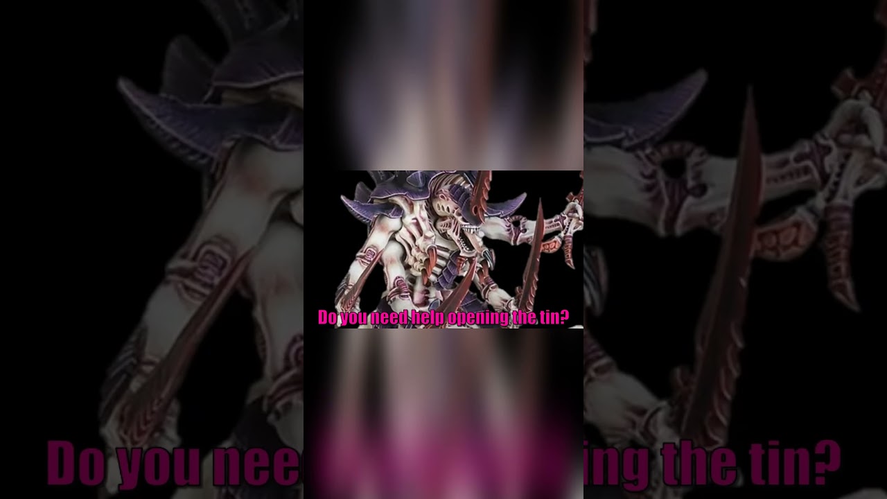 Warhammer 40k Meme Dub: The Swarmlord Helps The Tyranid Ripper With His Tinned Mushrooms