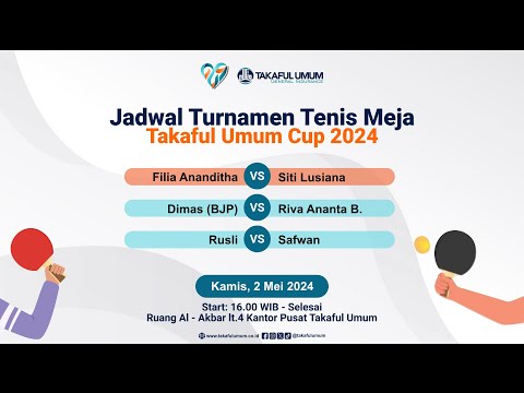 Turnamen Tenis Meja Takaful Umum Cup 29 - Day 8