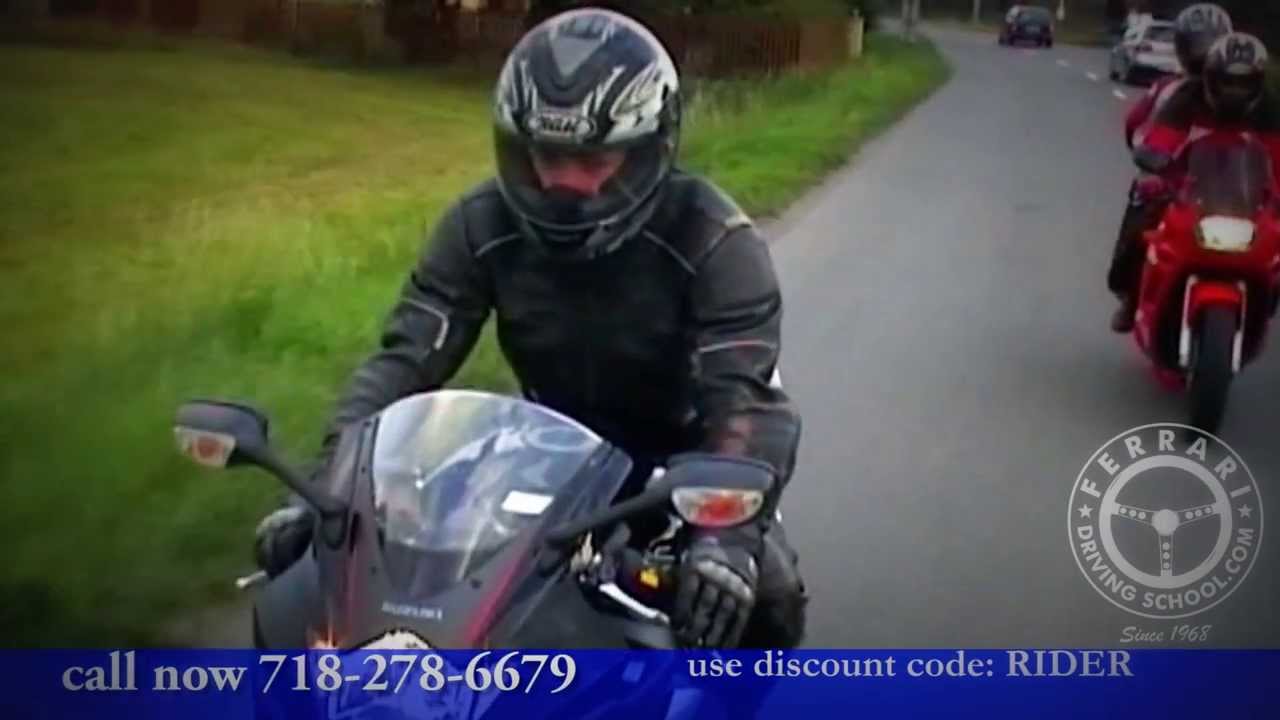 Motorcycle and Scooter Lessons – Ferrari Driving School