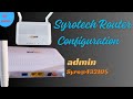 syrotech router configuration step by step