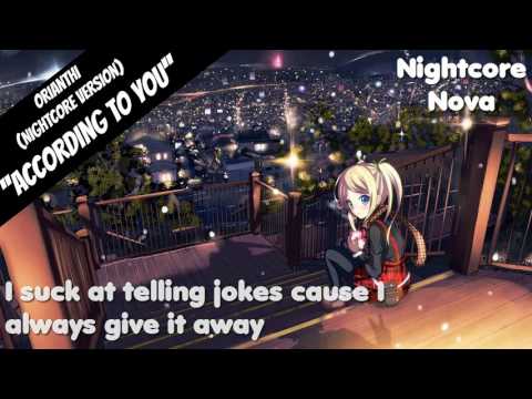 Nightcore - According To You