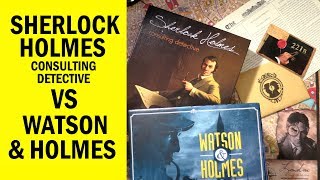 Sherlock Holmes Consulting Detective VS Watson & Holmes Board Game Review & Runthrough