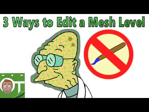 3 ways to edit a mesh deformed level