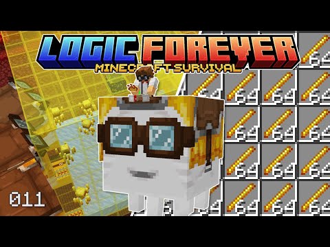 Blaze Farm using Happy Ghasts? - Logic Forever: Ep #11 - Minecraft 1.21