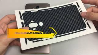 MojoSkins Installation Video - Huawei Mate 9 Carbon Fiber Skin